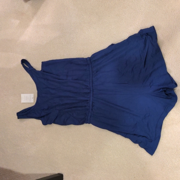 Navy cotton romper - Picture 3 of 5